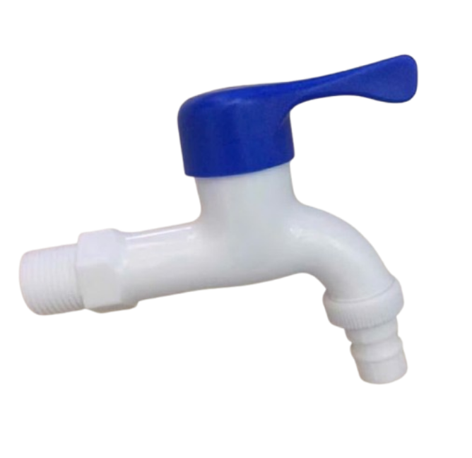 Vòi hồ nhựa tay xanh