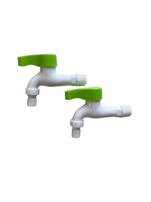 Vòi hồ nhựa tay xanh