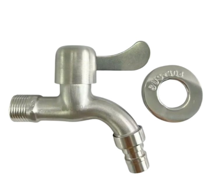 Vòi hồ inoc 304 tay ghép