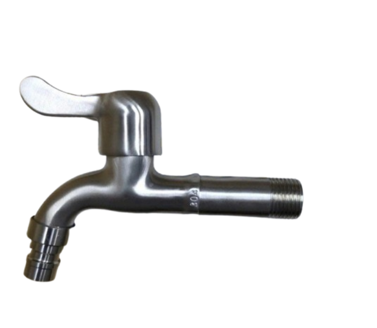 Vòi hồ inoc 304 thân dài